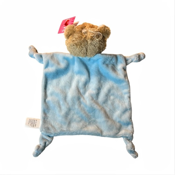 NWT 2 PC Set - Love Is In The Air - Baby Bear Bib & Bear Lovey, Blue or Pink - Picture 8 of 16